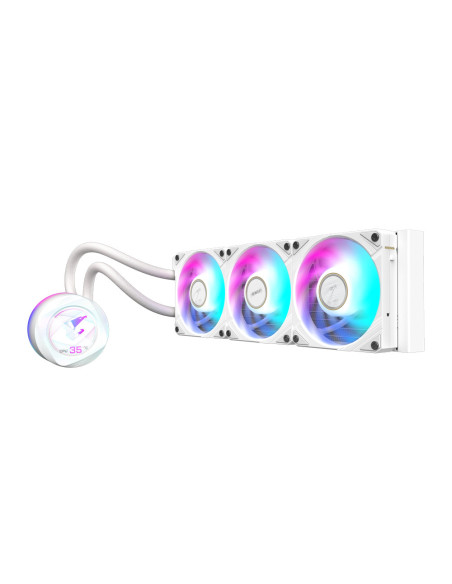 GIGABYTE AORUS WATERFORCE X II 360 ICE Procesador Sistema de refrigeración líquida todo en uno 12 cm Blanco