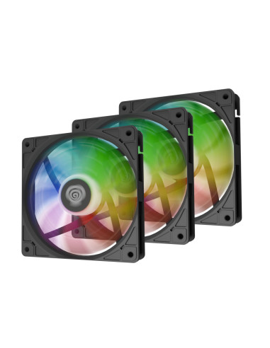 GENESIS Oxal 120 ARGB Carcasa del ordenador Ventilador 12 cm Negro