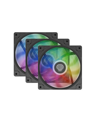 GENESIS Oxal 120 ARGB Carcasa del ordenador Ventilador 12 cm Negro