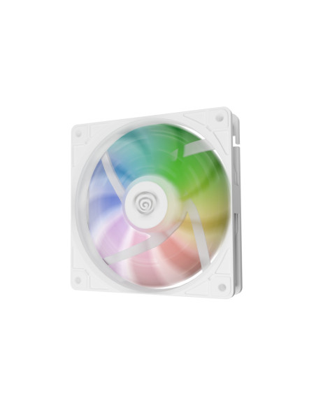GENESIS Oxal 120 ARGB Carcasa del ordenador Ventilador 12 cm Blanco