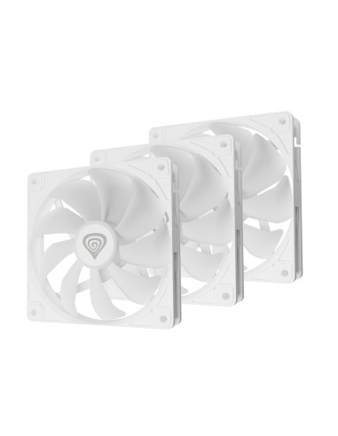 GENESIS Oxal 120 ARGB Carcasa del ordenador Ventilador 12 cm Blanco