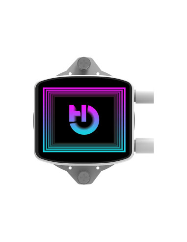 Hiditec LDCR10003 sistema de refrigeración para ordenador Procesador Sistema de refrigeración líquida todo en uno 12 cm Blanco 1