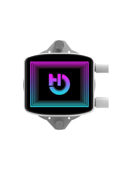 Hiditec LDCR10003 sistema de refrigeración para ordenador Procesador Sistema de refrigeración líquida todo en uno 12 cm Blanco 1