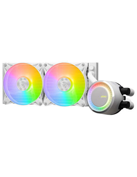 MSI MAG Coreliquid E240 WHITE Placa base, Procesador Kit de refrigeración líquida 12 cm Blanco