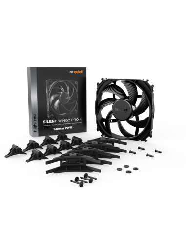 be quiet! SILENT WINGS PRO 4 | 140mm PWM Carcasa del ordenador Ventilador 14 cm Negro 1 pieza(s)