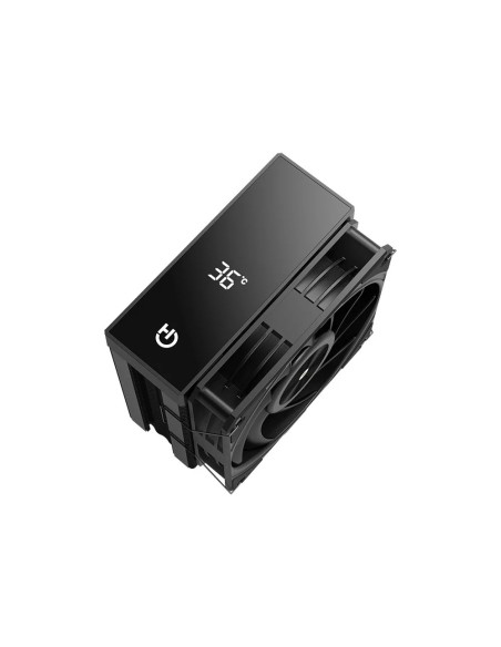 Hiditec DC10 PRO Procesador Refrigerador de aire 12 cm Negro 1 pieza(s)