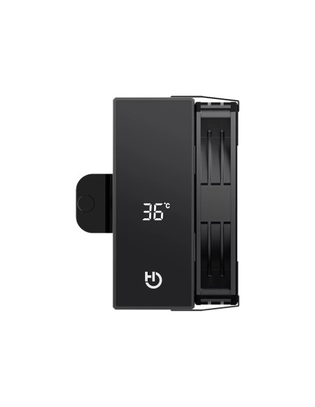 Hiditec DC10 PRO Procesador Refrigerador de aire 12 cm Negro 1 pieza(s)