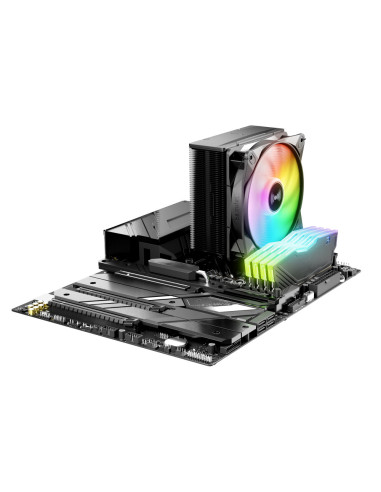 be quiet! Pure Rock 3 LX Procesador Refrigerador de aire 12 cm Negro 1 pieza(s)