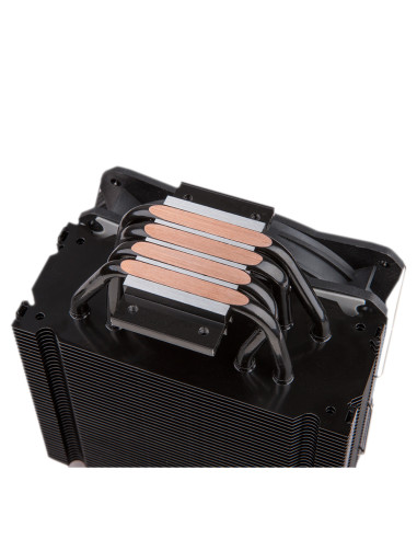 Hiditec C12 PWM ARGB Procesador Refrigerador de aire Negro 1 pieza(s)