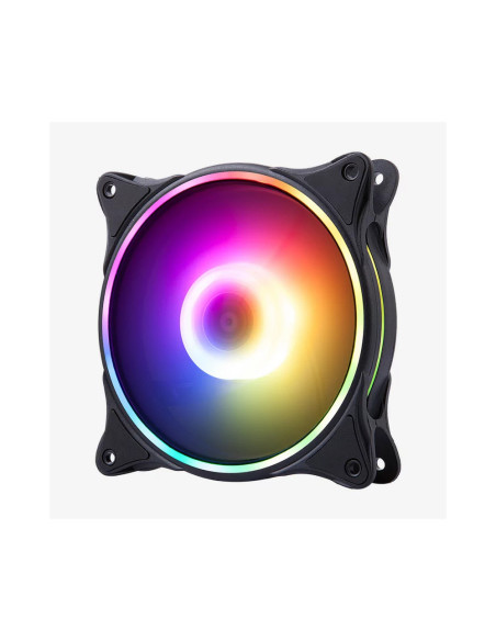 Hiditec N18 ARGB Carcasa del ordenador Ventilador 12 cm Negro