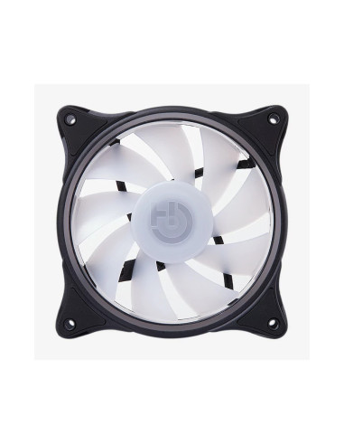 Hiditec N18 ARGB Carcasa del ordenador Ventilador 12 cm Negro