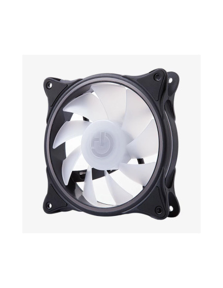 Hiditec N18 ARGB Carcasa del ordenador Ventilador 12 cm Negro