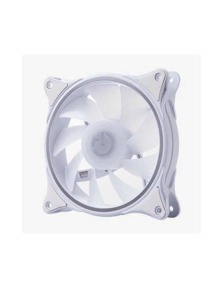 Hiditec N18 ARGB Carcasa del ordenador Ventilador 12 cm Blanco