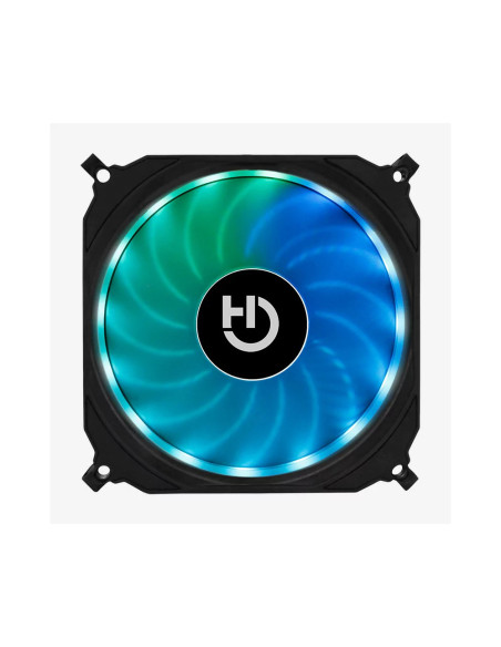 Hiditec N10 Carcasa del ordenador Ventilador 12 cm Negro 1 pieza(s)