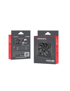 GENESIS Oxal 120 Carcasa del ordenador Ventilador 12 cm Negro 1 pieza(s) 2