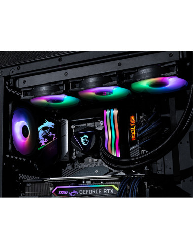 MSI MAG CORELIQUID 360R V2 sistema de refrigeración para ordenador Placa base, Procesador Kit de refrigeración líquida 12 cm Neg