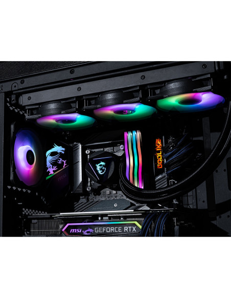 MSI MAG CORELIQUID 360R V2 sistema de refrigeración para ordenador Placa base, Procesador Kit de refrigeración líquida 12 cm Neg