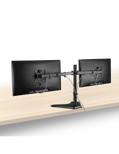 Ewent EW1536 soporte para monitor 81,3 cm (32") Escritorio Negro 2