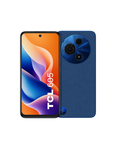 TCL 605 16,9 cm (6.67") SIM doble Android 15 4G USB Tipo C 8 GB 256 GB 5200 mAh Azul