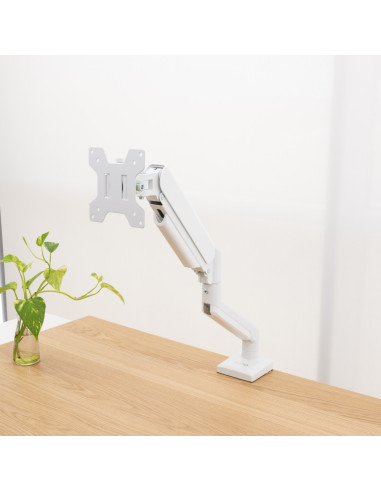 TooQ DB1334TNR-W soporte para monitor 86,4 cm (34") Escritorio Blanco