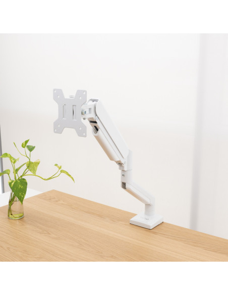 TooQ DB1334TNR-W soporte para monitor 86,4 cm (34") Escritorio Blanco