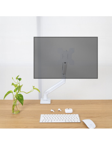TooQ DB1334TNR-W soporte para monitor 86,4 cm (34") Escritorio Blanco