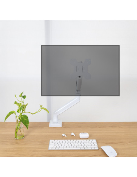 TooQ DB1334TNR-W soporte para monitor 86,4 cm (34") Escritorio Blanco