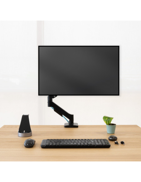 TooQ DB1733TNR-B soporte para monitor 81,3 cm (32") Escritorio Negro