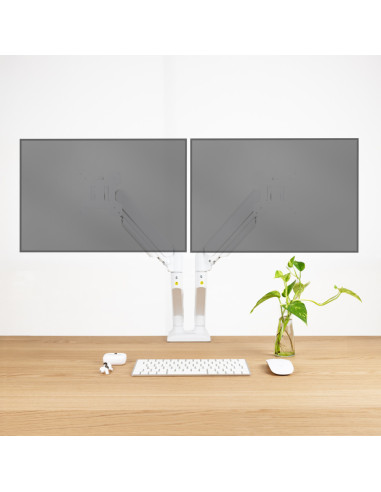 TooQ DB1434TNR-W soporte para monitor 86,4 cm (34") Escritorio Blanco