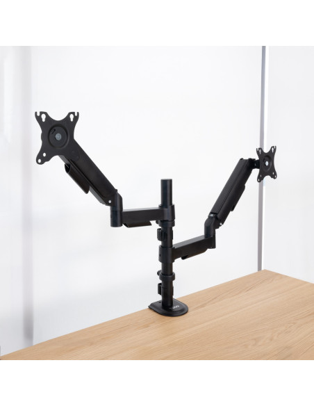 TooQ DB1533TNR-B soporte para monitor 81,3 cm (32") Escritorio Negro