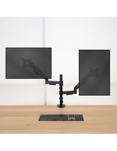 TooQ DB1533TNR-B soporte para monitor 81,3 cm (32") Escritorio Negro