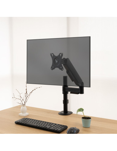 TooQ Soporte de Mesa para Pantallas 17”-32”, Color Negro
