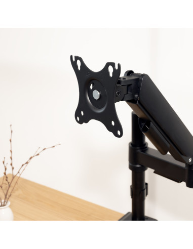 TooQ Soporte de Mesa para Pantallas 17”-32”, Color Negro