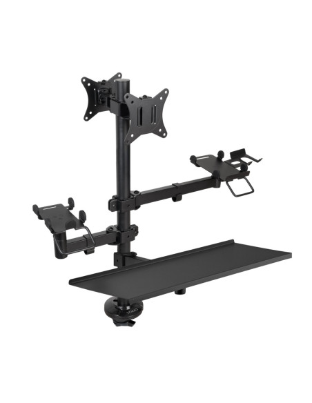 TooQ Soporte de Mesa para TPV/Impresora/Pantallas 17”-32”/Terminal/Lector/Teclado