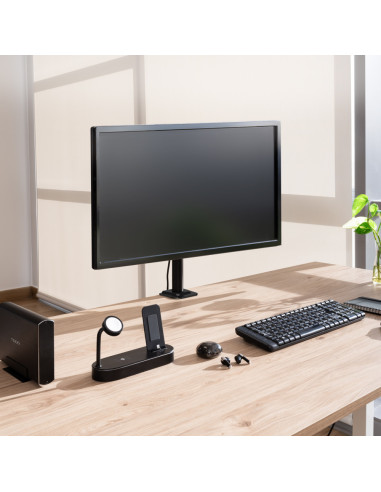 TooQ Soporte de Mesa para Pantallas de 17"-32", Negro