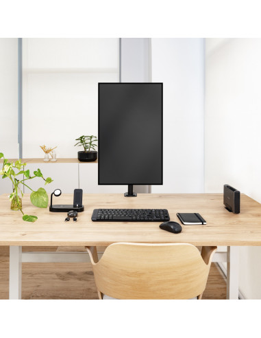 TooQ Soporte de Mesa para Pantallas de 17"-32", Negro