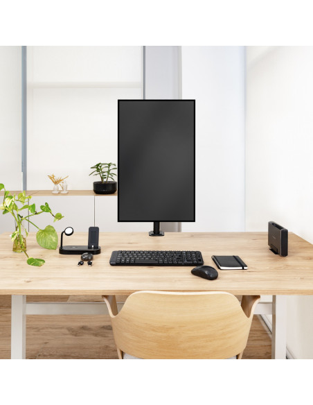 TooQ Soporte de Mesa para Pantallas de 17"-32", Negro