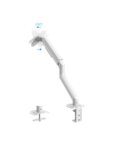 TooQ DB4032TNR-W soporte para monitor 81,3 cm (32") Escritorio Blanco