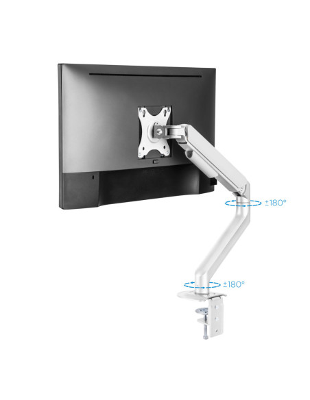 TooQ DB4032TNR-W soporte para monitor 81,3 cm (32") Escritorio Blanco