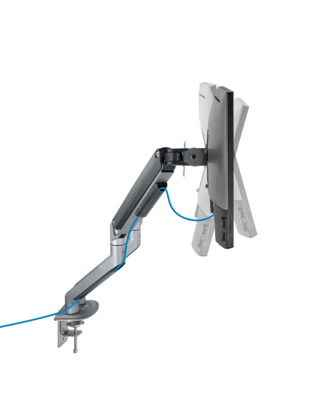 TooQ DB4132TNR-G soporte para monitor 81,3 cm (32") Escritorio Negro