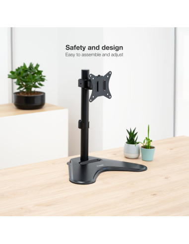 TooQ DB1701TN-B soporte para monitor 81,3 cm (32") Escritorio Negro