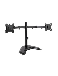 TooQ Soporte de Mesa, Giratorio e Inclinable, para 2 Pantallas de 17”-32”