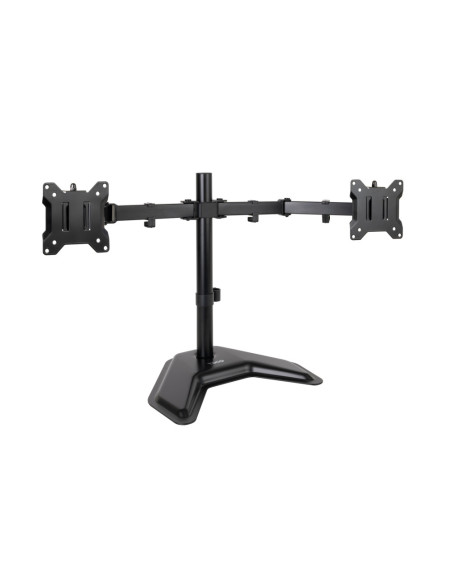 TooQ Soporte de Mesa, Giratorio e Inclinable, para 2 Pantallas de 17”-32”