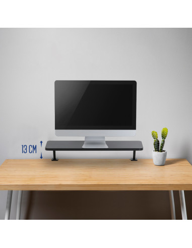 Ewent EW1546 soporte para monitor 86,4 cm (34") Escritorio Negro