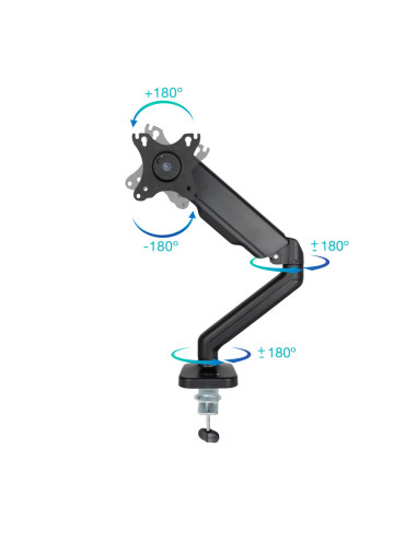 TooQ Soporte de Mesa para Pantalla 17"-32", Negro