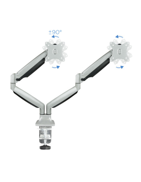 TooQ DB3132TNR-S soporte para monitor 81,3 cm (32") Escritorio