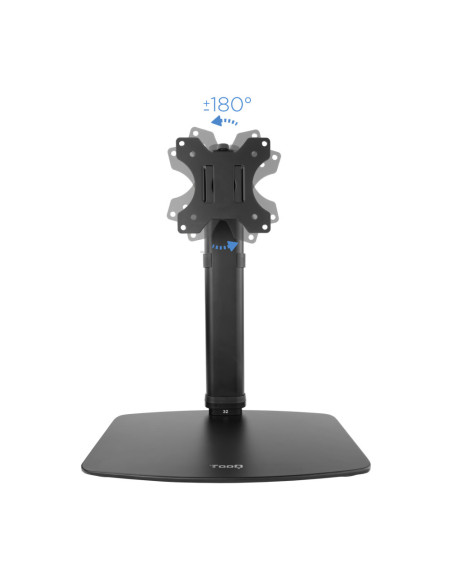TooQ DB1127TN-B soporte para monitor 68,6 cm (27") Escritorio Negro
