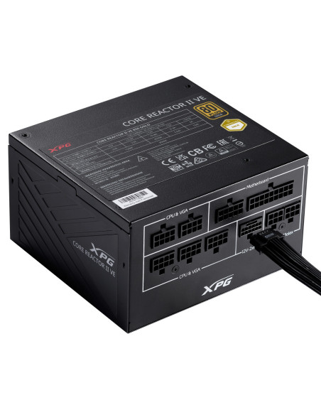 XPG COREREACTOR II VE 850W unidad de fuente de alimentación 24-pin ATX ATX Negro