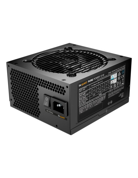 be quiet! Pure Power 13 M | 750W unidad de fuente de alimentación 20+4 pin ATX ATX Negro