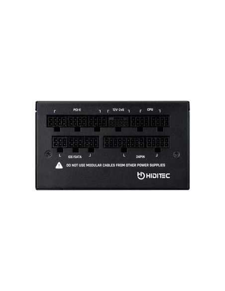 Hiditec GDX750 v3 80PLUS GOLD ATX 3.1 PCIe 5.1 unidad de fuente de alimentación 750 W 20+4 pin ATX Negro